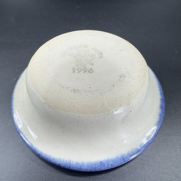 1996 Brinker Pots Pottery Snack Bowl Dish Stoneware Heavy Single Bowl Dish VTG - Picture 6 of 11